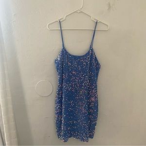 lucyinthesky blue sequin minidress

#lucyinthesky #formal #sequin #sparkles